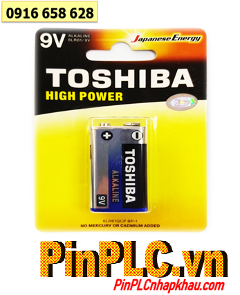 Toshiba 6LR61GCP-BP1; Pin 9v Alkaline Toshiba 6LR61GCP-BP1 (Vỉ 1viên)